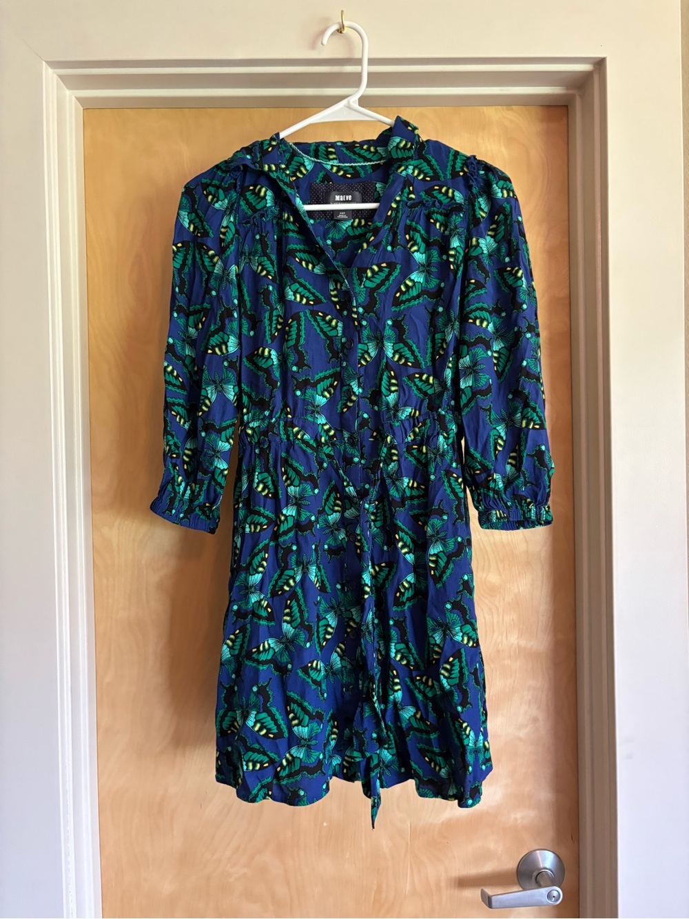 Maeve by Anthropologie “Pippa” Butterfly Shirtdress - Size XSP